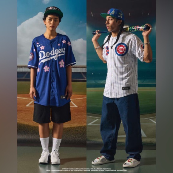 Takashi Murakami X Fanatics X Dodgers Presale Japanese Heritage Black Hoodie - Picture 3 of 3